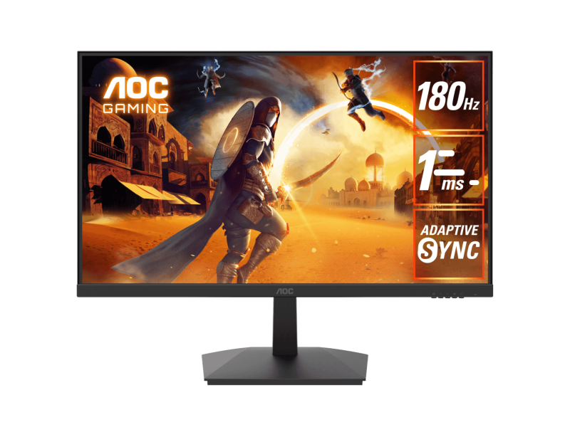 AOC  27G15N " Wled, 1MS, 180HZ, Adaptive Sync, Hdr10, Hdmi(2), DP
