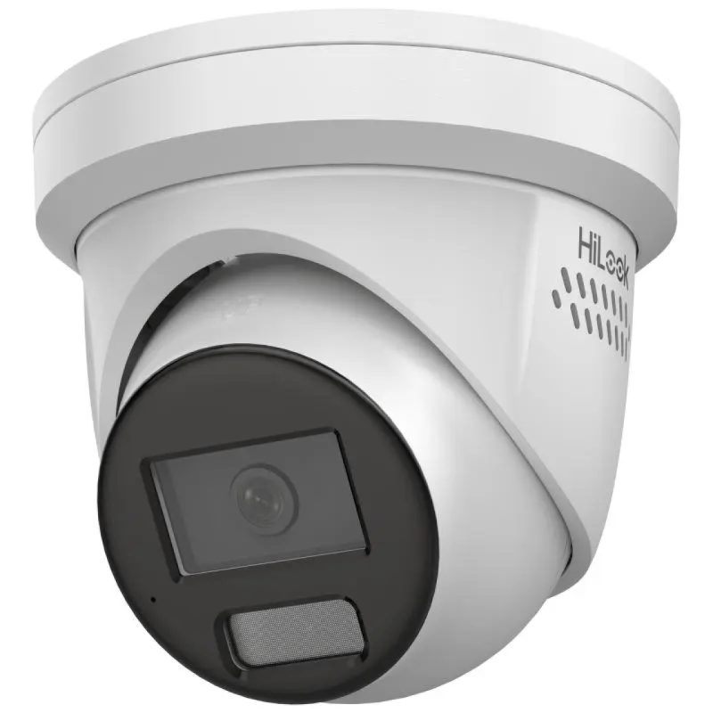 HiLook 6MP - HL-IPC-T269-MU/SL-0280 All in One Fixed IP Turret Camera with Blue + Red Strobe + 2 way audio – ACDC (Active Colour Deterrence Camera)